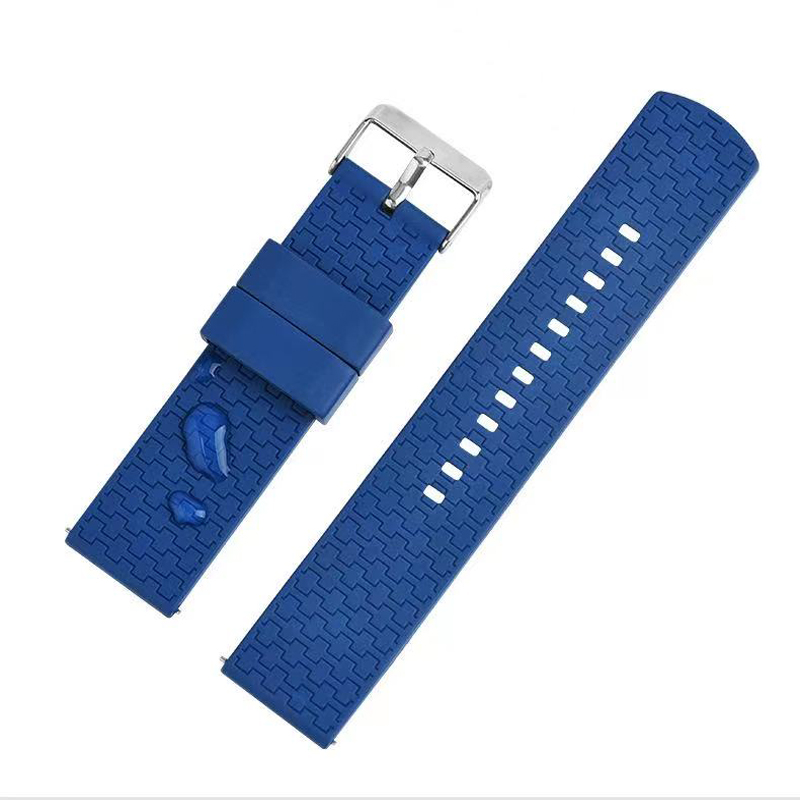 Multi Color Silicone Watch Fluororberber Bracelet tiras para os relógios